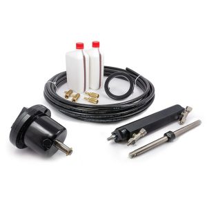 Outboard steering gear systems